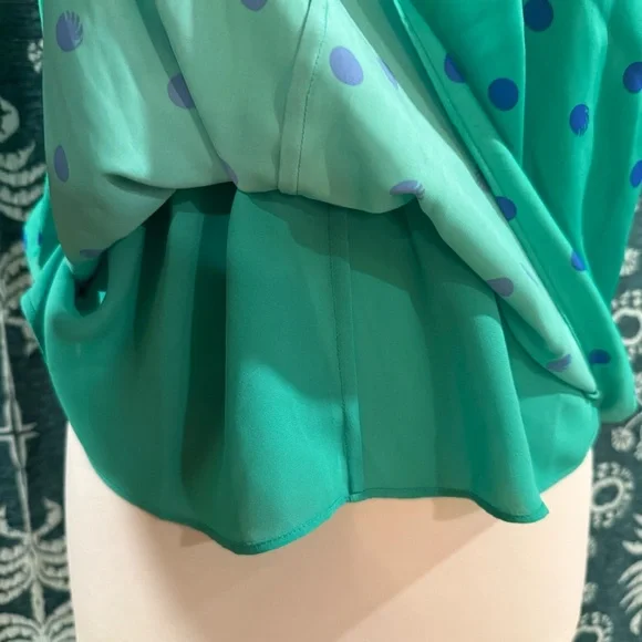 Lilly Pulitzer Rori Halter Top Botanical Garden Hotter Spot Polka Dot Top Small - Picture 4 of 8